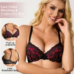 Floral Printing Breathable Bra - Image 2
