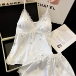 Summer Ice Silk Camisole Shorts - Image 2