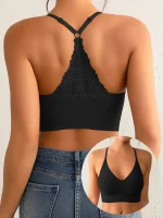 Lace Y Line Back Design Bra - Image 3