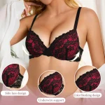 Floral Printing Breathable Bra