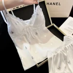 Summer Ice Silk Camisole Shorts - Image 3