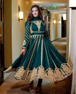 Heavy Embroidery Sequence Dress - Image 5