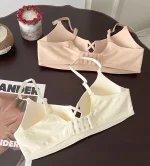 Traceless Minimal Cross Necklace Bra - Image 2