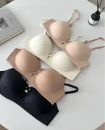 Traceless Minimal Cross Necklace Bra - Image 4